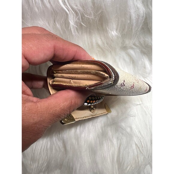 Louis Vuitton Murakami White Monogram Multicolor Porte Monnaie Plat Coin Purse - Picture 8 of 8